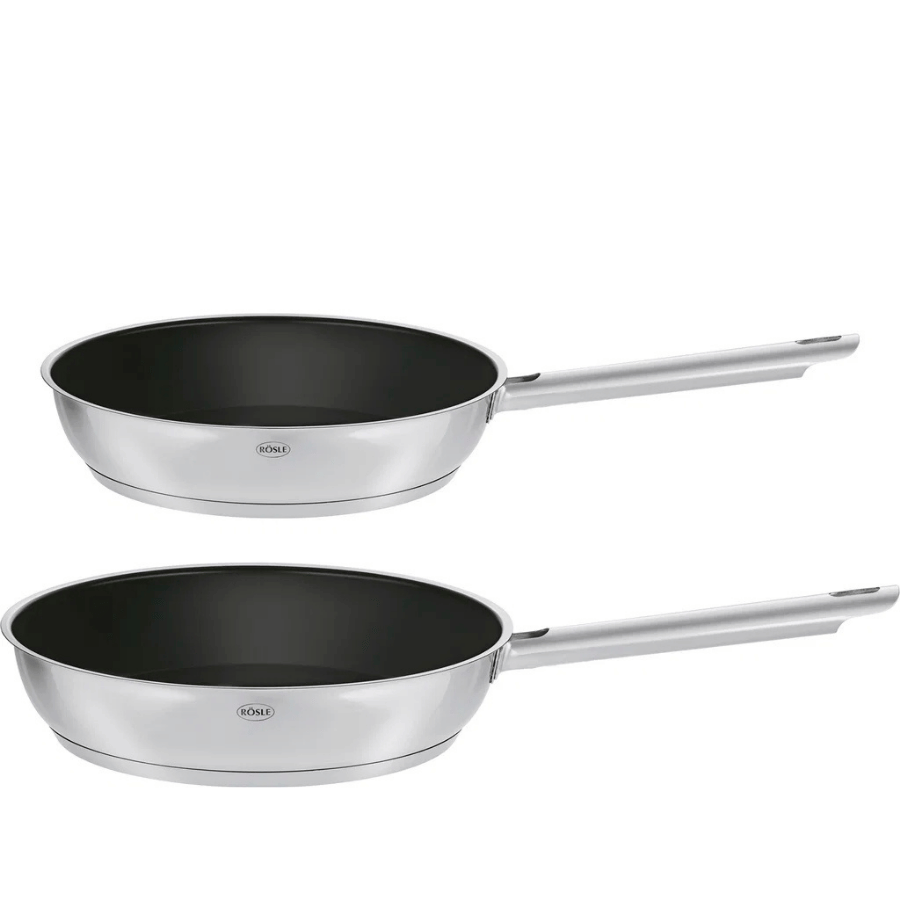 Stegepandesæt PureElements 20+28 cm Stål/Sort